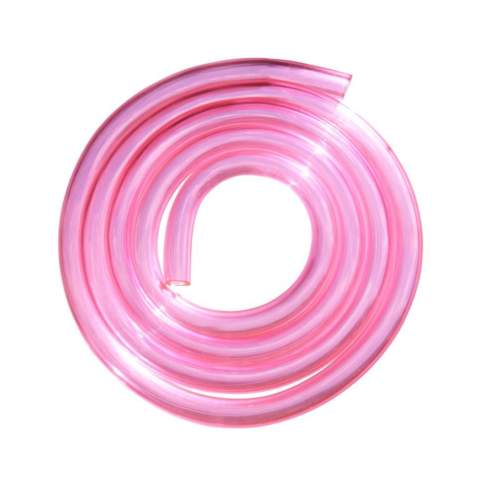 Durite d'essence Replay rose transparent 5x8mm x 1m pour moto 50 à boite cyclo