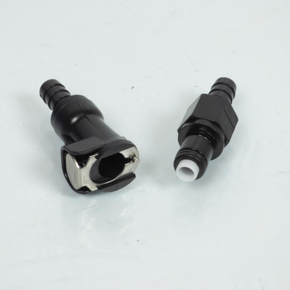 Raccord rapide double blocage pour durite 8mm L35-319A moto scooter scoot mob