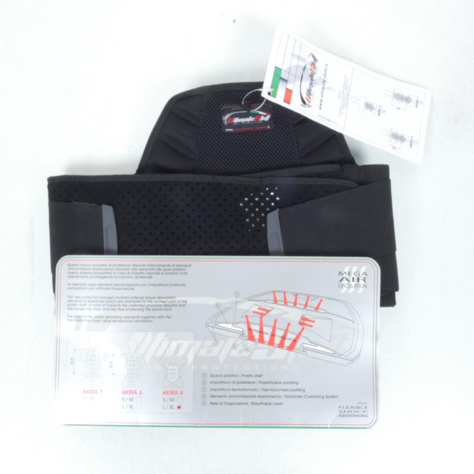 Protection dorsale moto 4 lombaires ULTIMATE STUFF AKIRA 4 pour motard taille L ULTUSTV030-99L