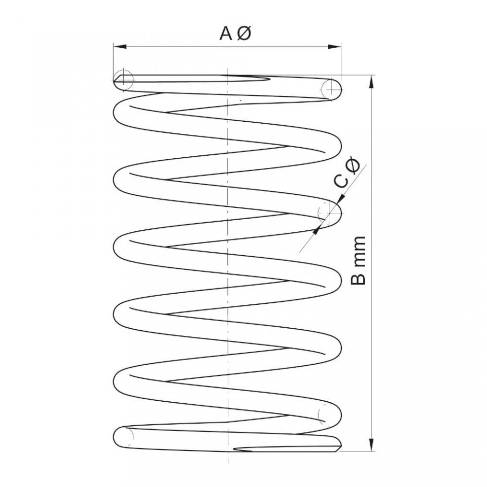 Ressort d embrayage Malossi pour Scooter Piaggio 400 BEVERLY HPE ABS E5 2021 à 2024 2919125W0 Neuf