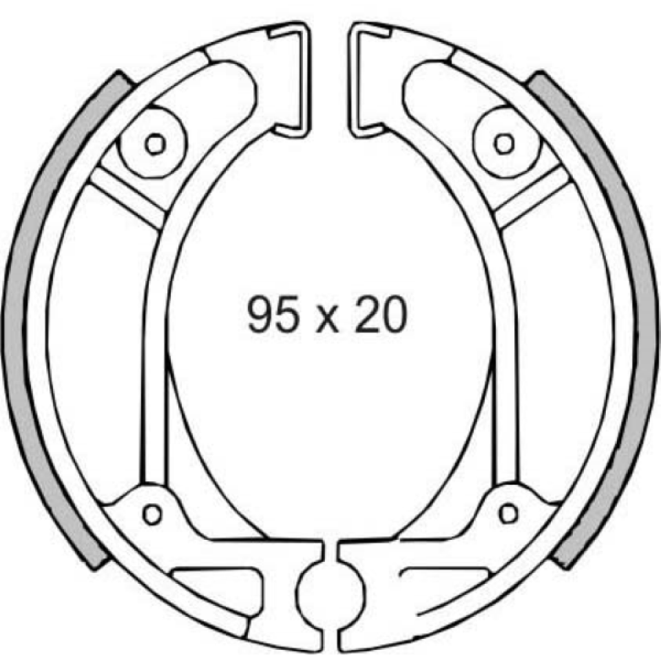 Mâchoire de frein RMS pour Solex Neuf