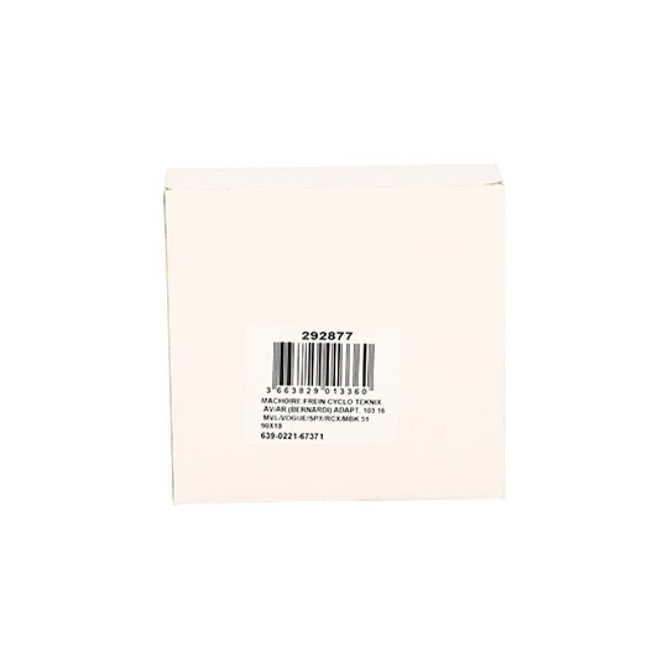 Mâchoire de frein Teknix pour Mobylette Peugeot 50 103 Vogue 2004 à 2018 Ø90 x 18 mm / Bernardi Neuf