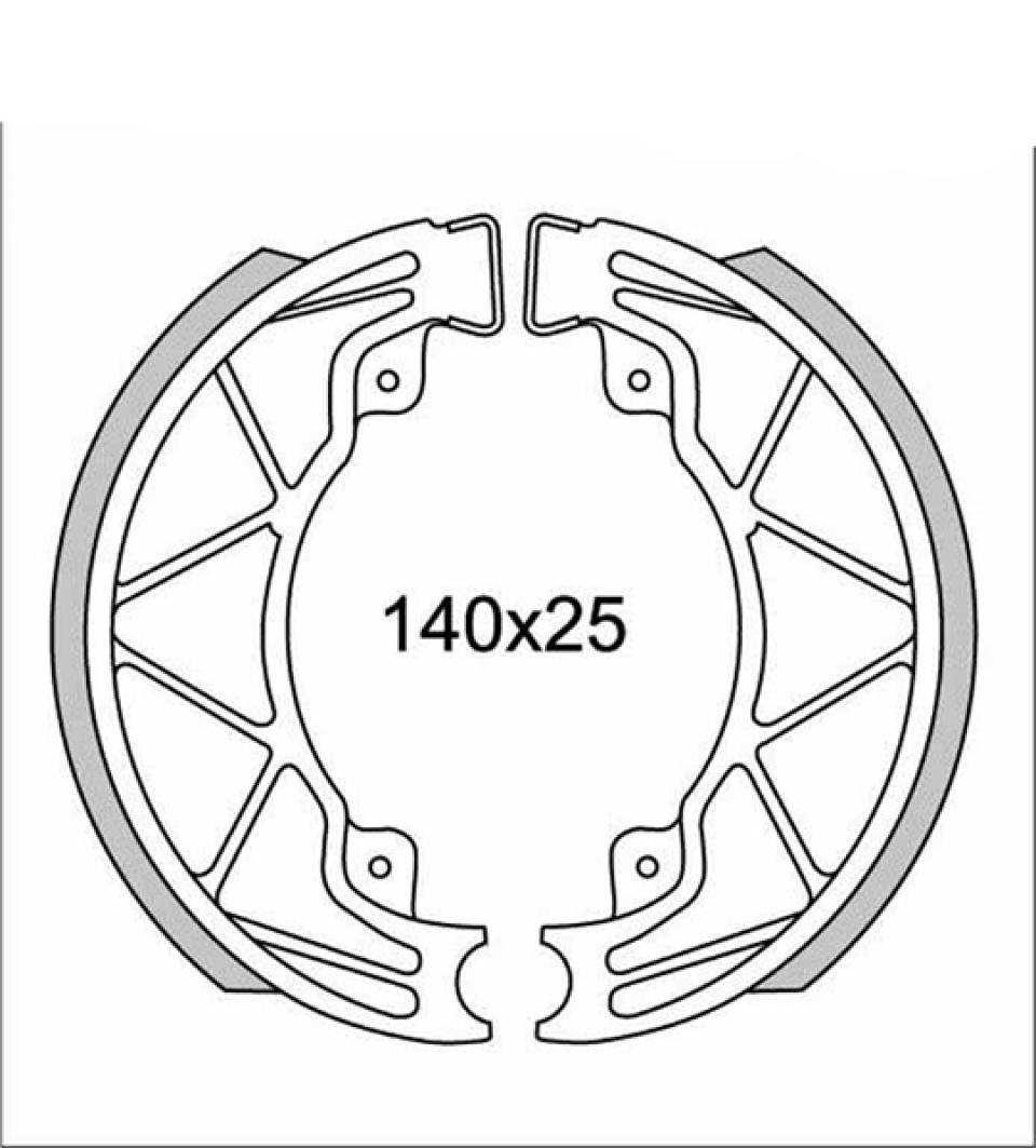 Mâchoire de frein pour scooter Piaggio 100 Fly 2006 Neuf