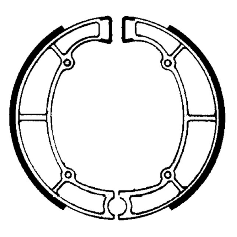 Mâchoire de frein Ferodo pour Moto Kawasaki 500 EN 1990 à 2001 AR Neuf