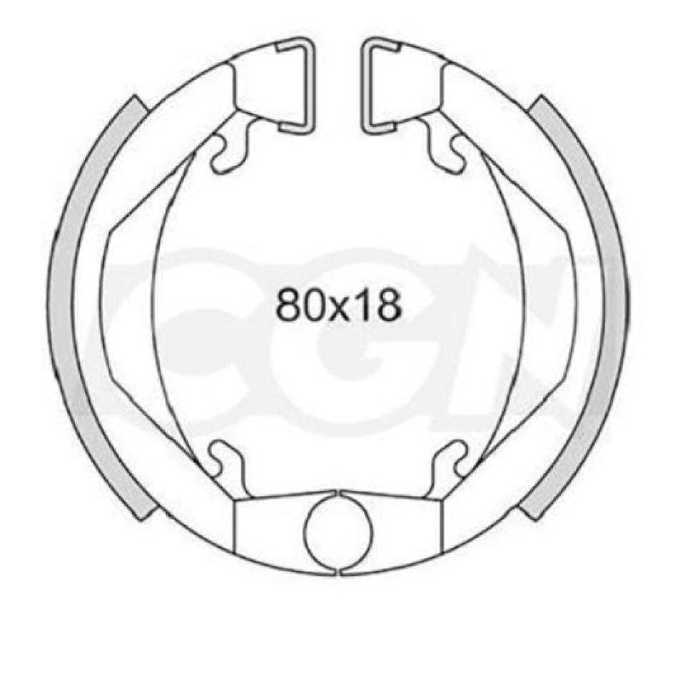 Mâchoire de frein Polini pour Mobylette Peugeot 50 103 Vogue Neuf