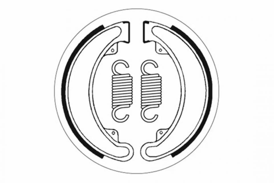 Mâchoire de frein pour  