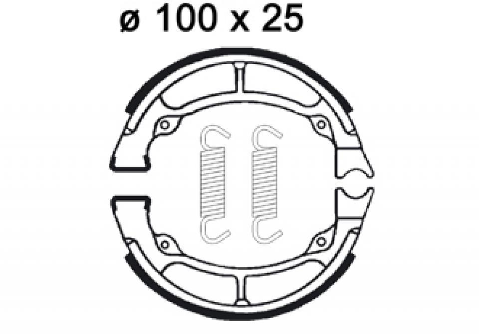 Mâchoire de frein AP Racing pour Moto Suzuki 80 TSX 1984 à 1988 LMS873 Neuf