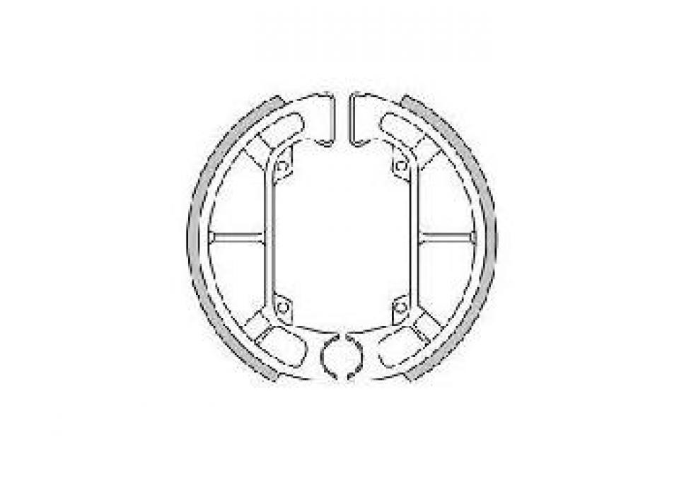 Mâchoire de frein Sifam pour Scooter Piaggio 80 Typhoon 1995 Ø100X20mm / AR Neuf