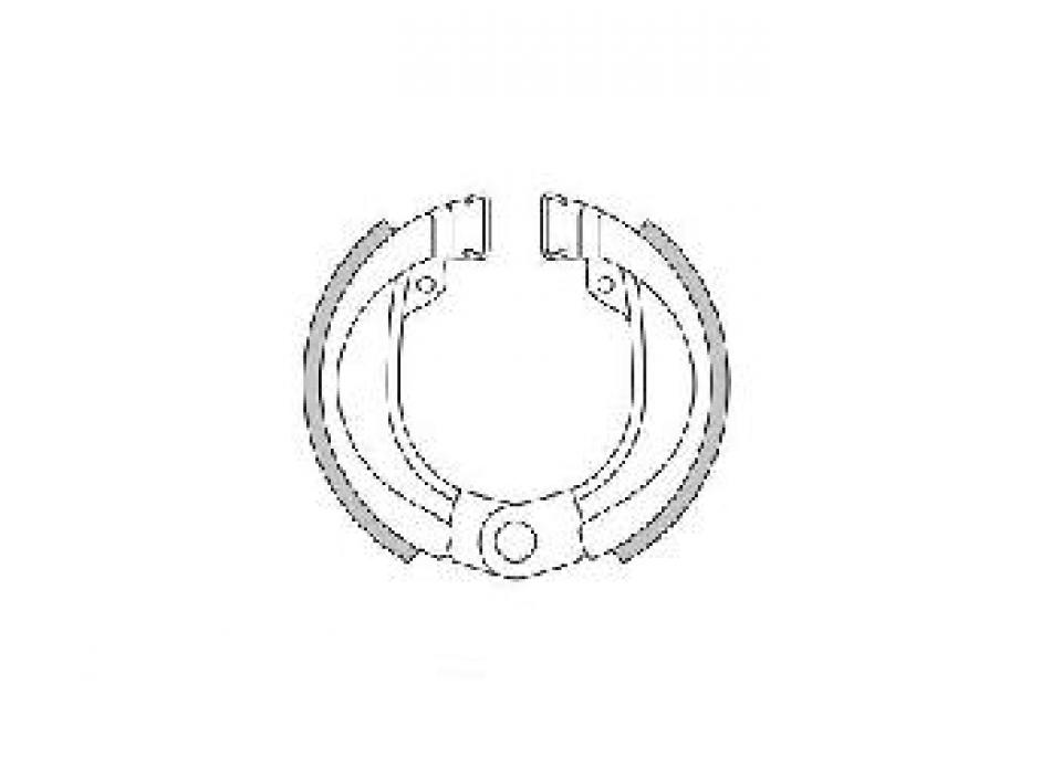 Mâchoire de frein Sifam pour Moto KTM 50 SX 2001 à 2007 Ø104X22mm / AR Neuf