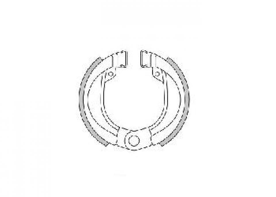 Mâchoire de frein Sifam pour Moto KTM 50 SX 2001 à 2007 Ø104X22mm / AR Neuf