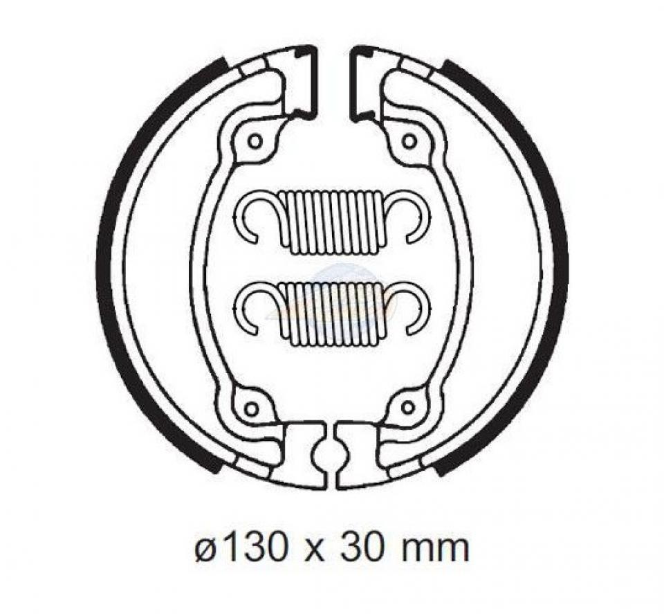 Mâchoire de frein Bendix pour moto Honda 500 XR R 1981 à 1986 BA026 Neuf