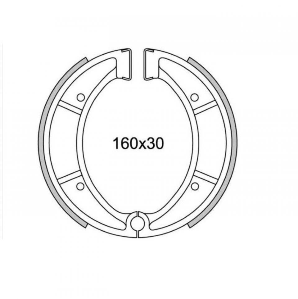 Mâchoire de frein Newfren pour Deux Roues Husqvarna GF1152 / 160x30mm Neuf