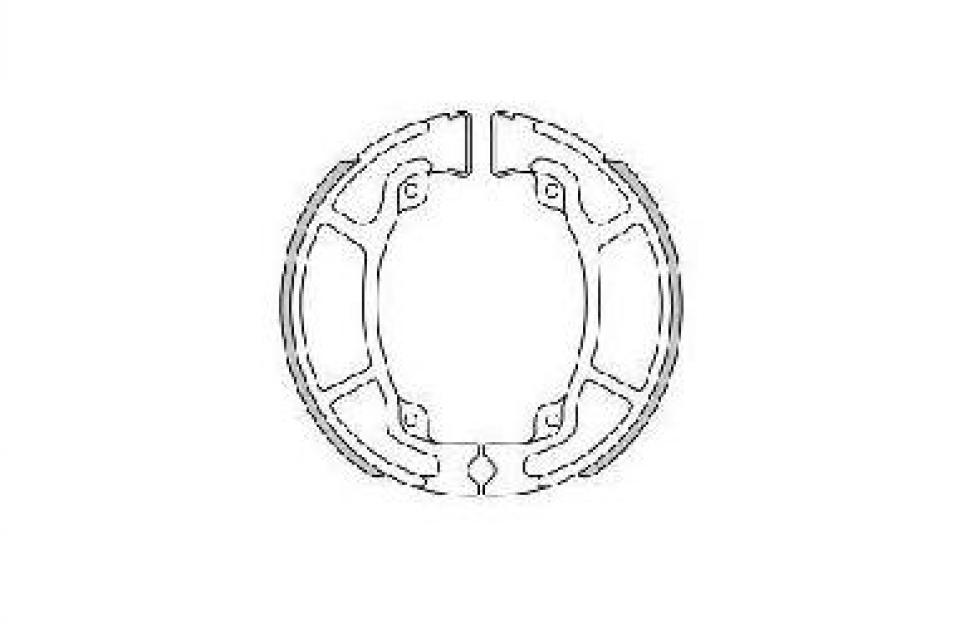 Mâchoire de frein Sifam pour Scooter Honda 150 Ses Dylan 2003 à 2007 Ø125X25mm / AR Neuf