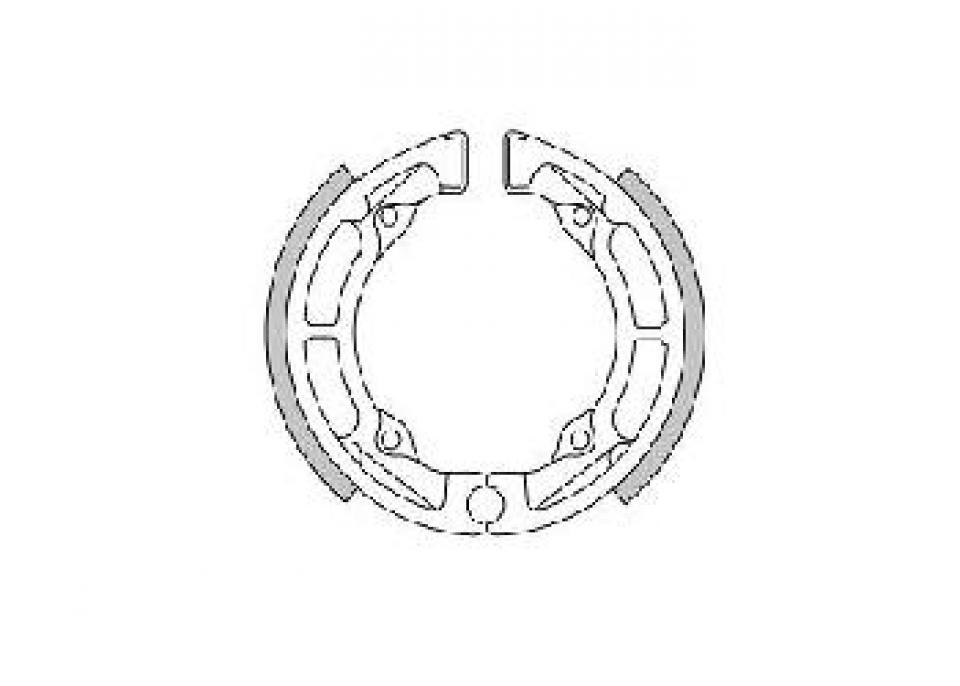 Mâchoire de frein Sifam pour Quad Suzuki 80 Lt Quadsport 1987 à 2005 Ø80X20mm / AVG / AVD Neuf