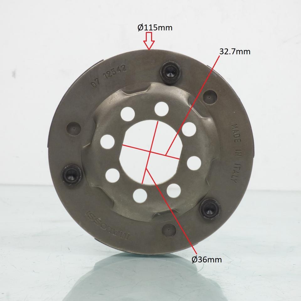 Plateau d embrayage Malossi pour Scooter Yamaha 125 Xn Teo-S 2000 à 2005 Neuf