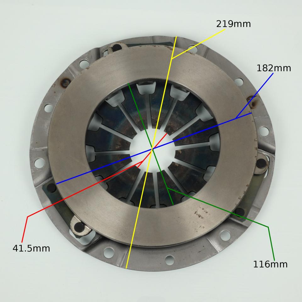 Diaphragme plateau embrayage RMS pour auto Piaggio 1000 Porter 1992 à 1998 Neuf