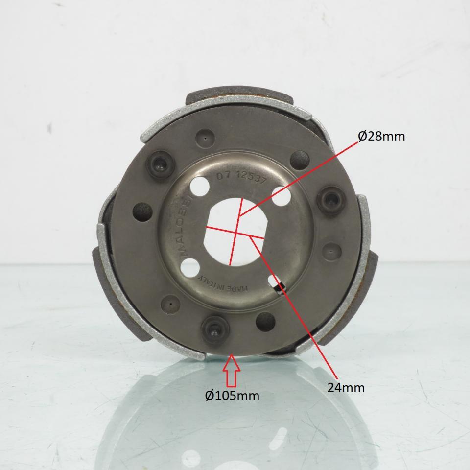 Plateau d embrayage Malossi pour Scooter Sym 125 Fiddle 3 Neuf