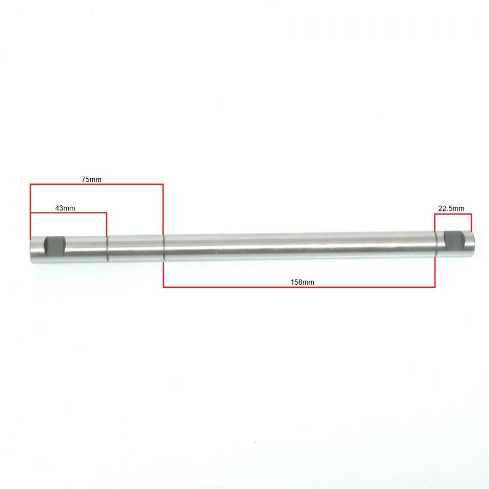 Axe de pédalier Doppler pour mobylette MBK 50 51V Neuf