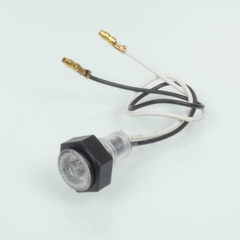 Mini feu de position veilleuse LED blanche 12V filetage M12 pour moto auto Neuf