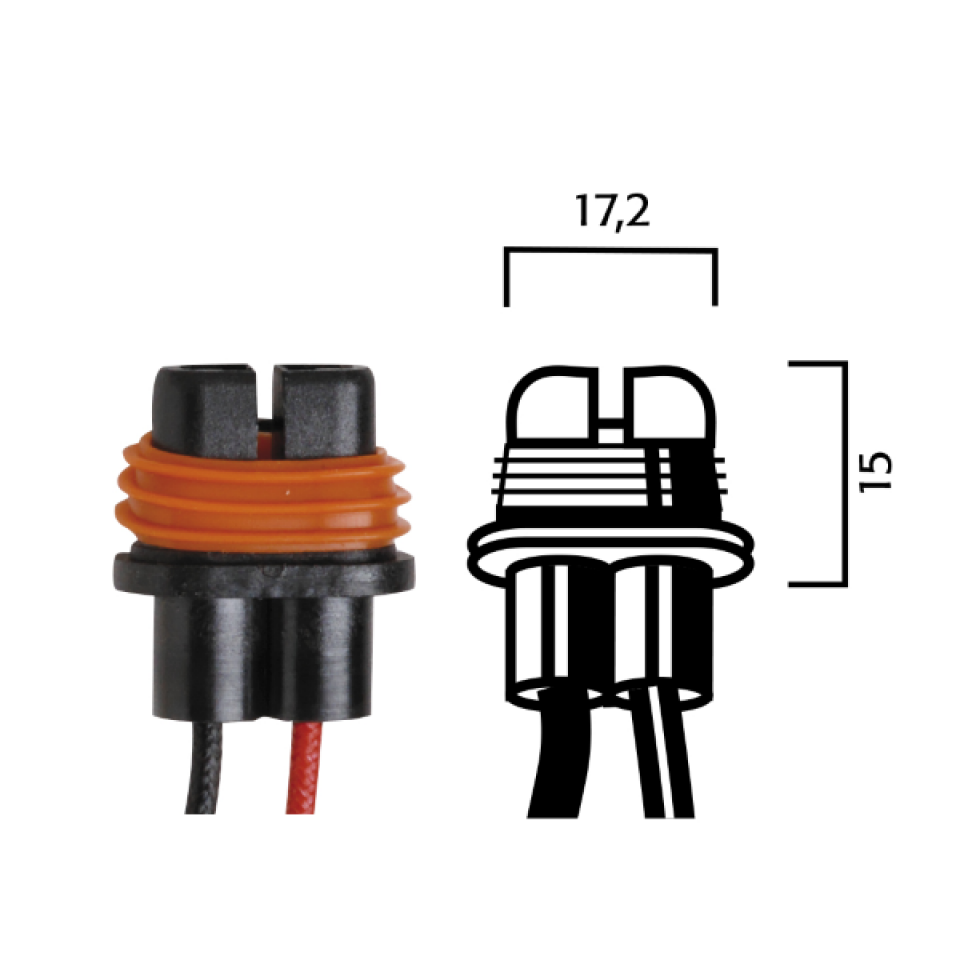 Connecteur Flosser douille support porte ampoule type H8 H9 H11 pour moto auto Neuf