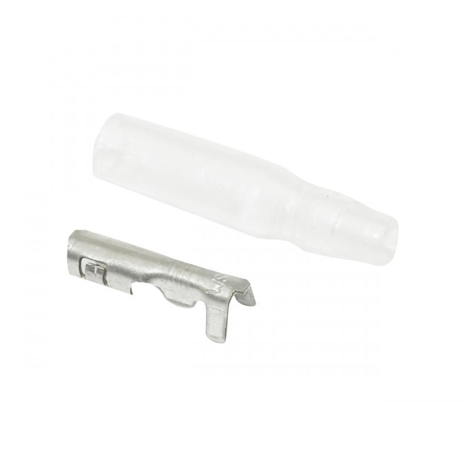 Cosse électrique femelle ronde Ø3.5mm avec isolant P2R pour moto par 25 Neuf