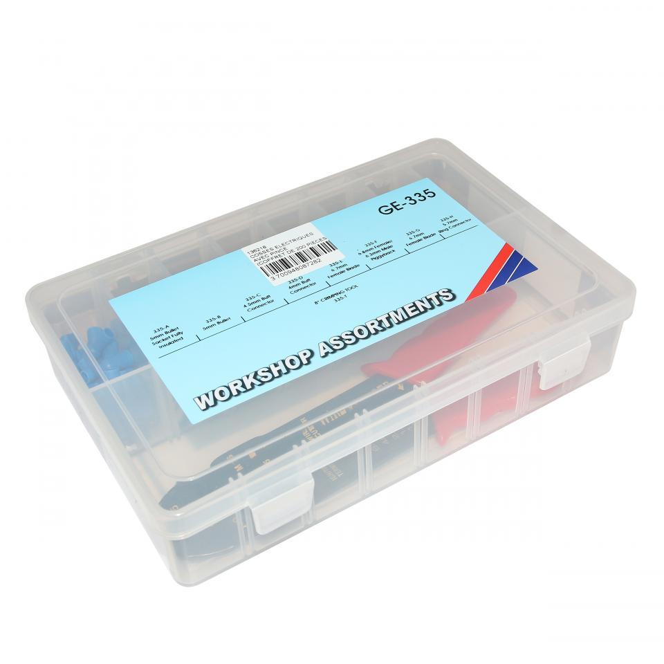 Coffret assortiment cosse électrique isolé + pince AutoMaster GE-335 pour moto
