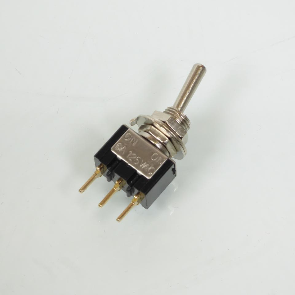 Interrupteur type aviation 2 positions 3 broches 250V 3A 125V 6A Neuf pour moto