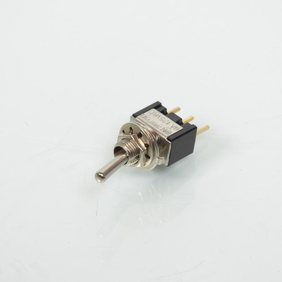 Interrupteur type aviation 2 positions 3 broches 250V 3A 125V 6A Neuf pour moto