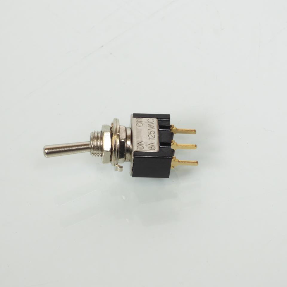 Interrupteur type aviation 2 positions 3 broches 250V 3A 125V 6A Neuf pour moto