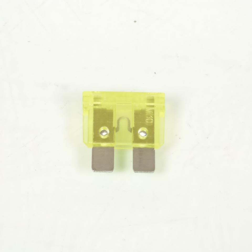 Lot de 10 fusible de 20A plat standard enfichable 19x19x5mm pour moto scooter