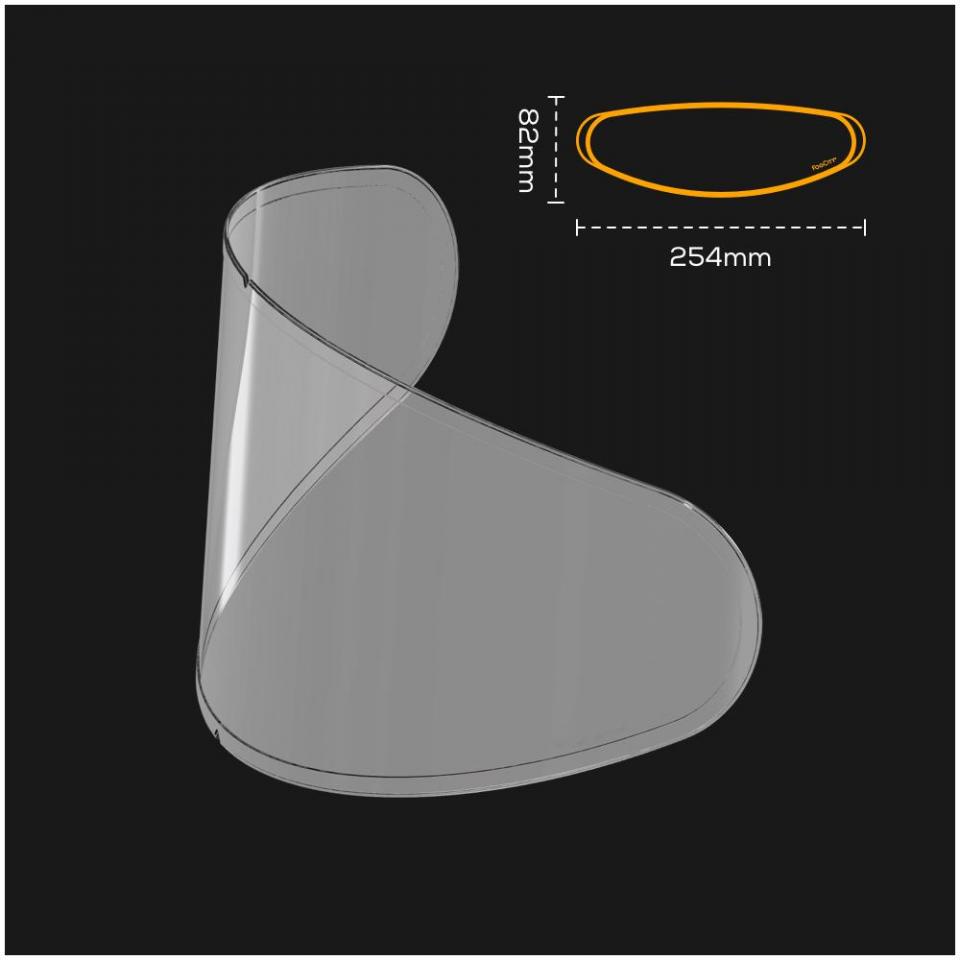 Visière écran de casque pour  