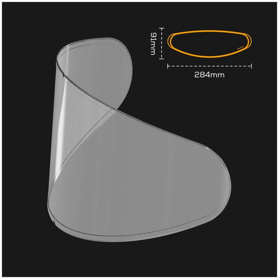 Visière écran de casque pour  