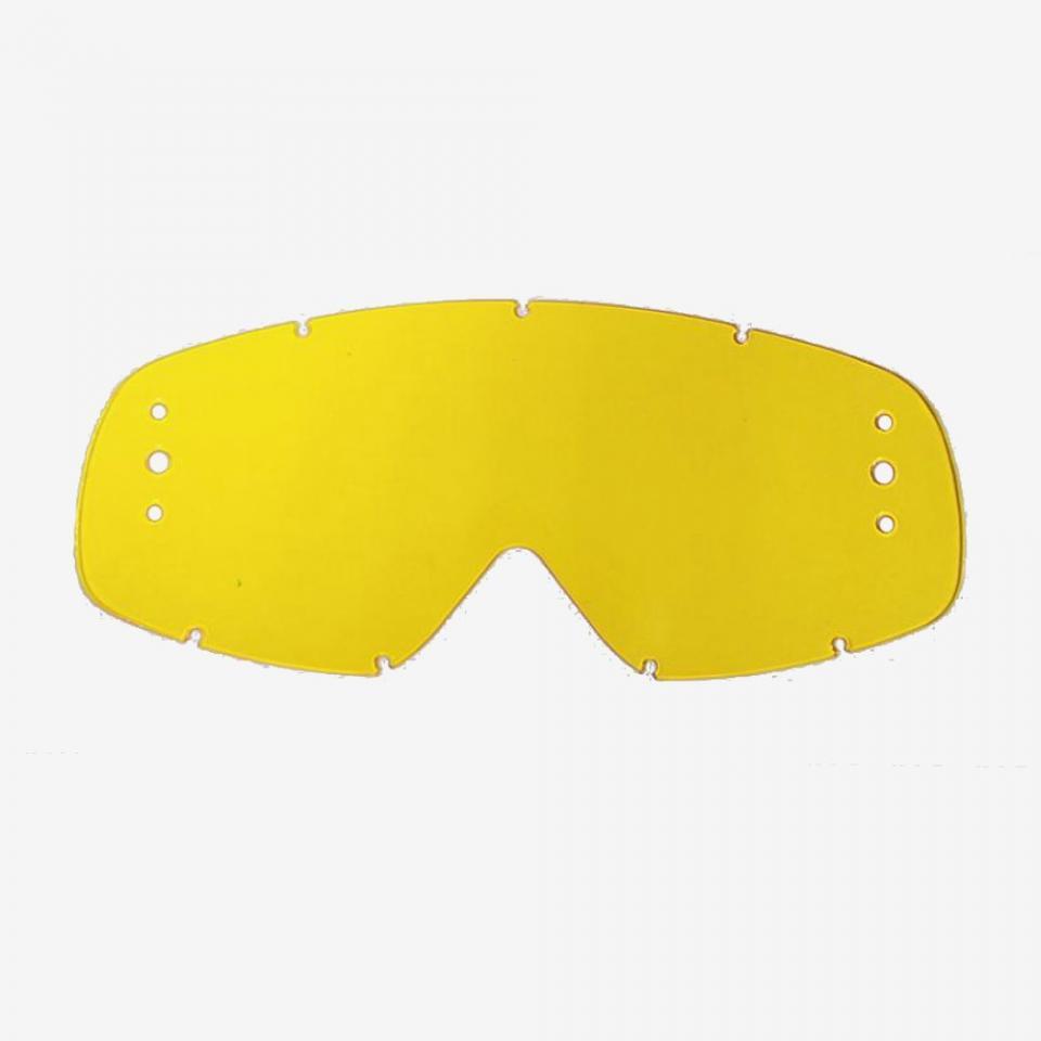 Écran simple jaune pour masque lunette cross Smith Oakley moto quad enduro Neuf