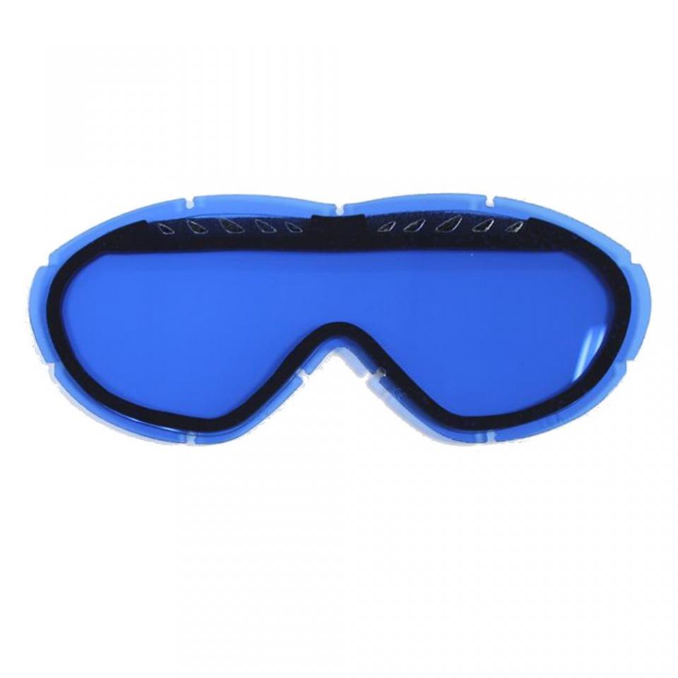 Écran double ventilé bleu pour masque lunette cross Smith Sonic moto quad Neuf