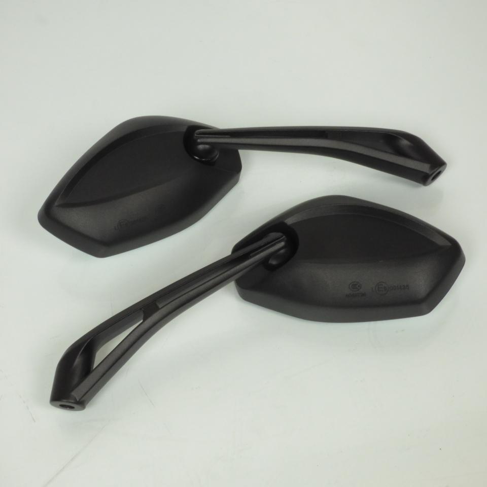 Paire de rétroviseur noir Teknix homologués pour moto Generic 50 Trigger M8/M10