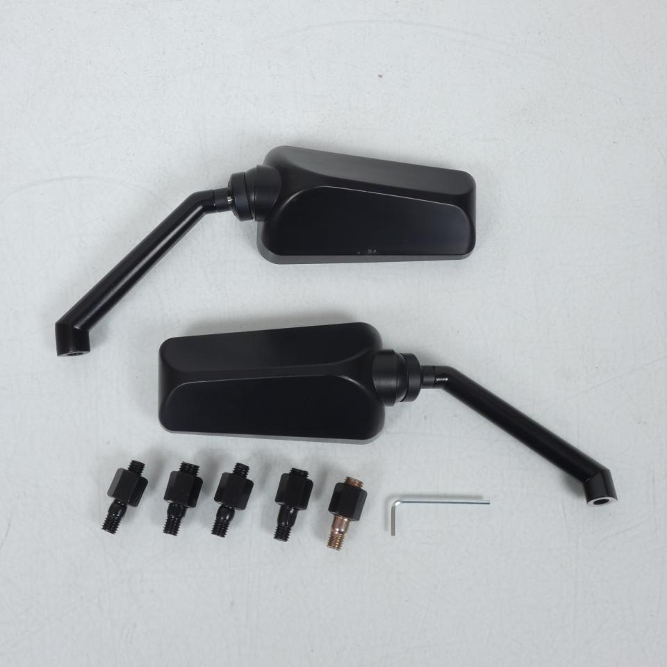 Paire de rétroviseur universel Chaft pour moto Triumph IN404 FORMULA Noir Neuf