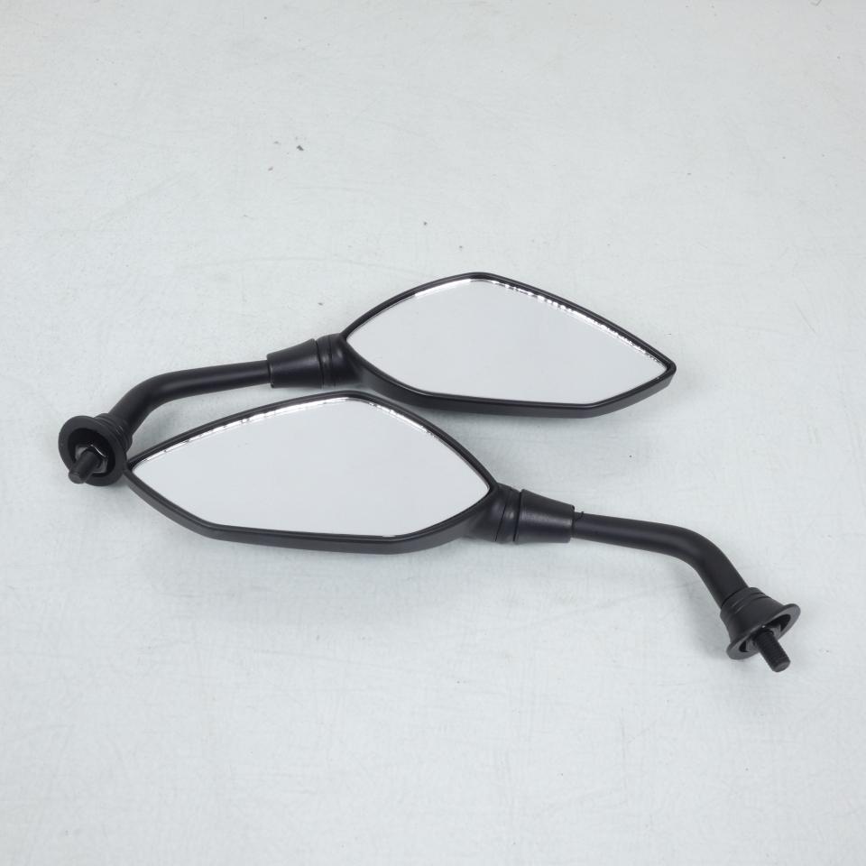 Paire de rétroviseur EXTRA Noir brillant Chaft pour moto IN690 Neuf
