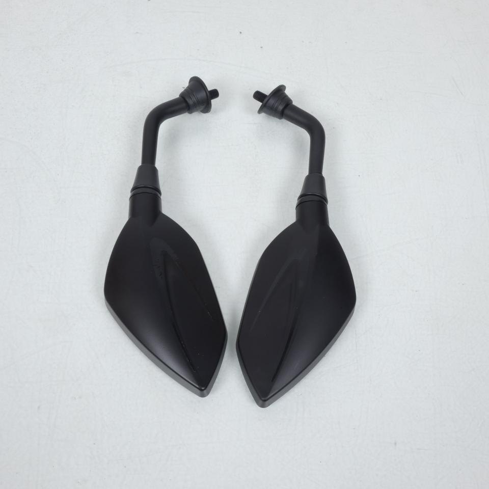 Paire de rétroviseur EXTRA Noir brillant Chaft pour moto IN690 Neuf