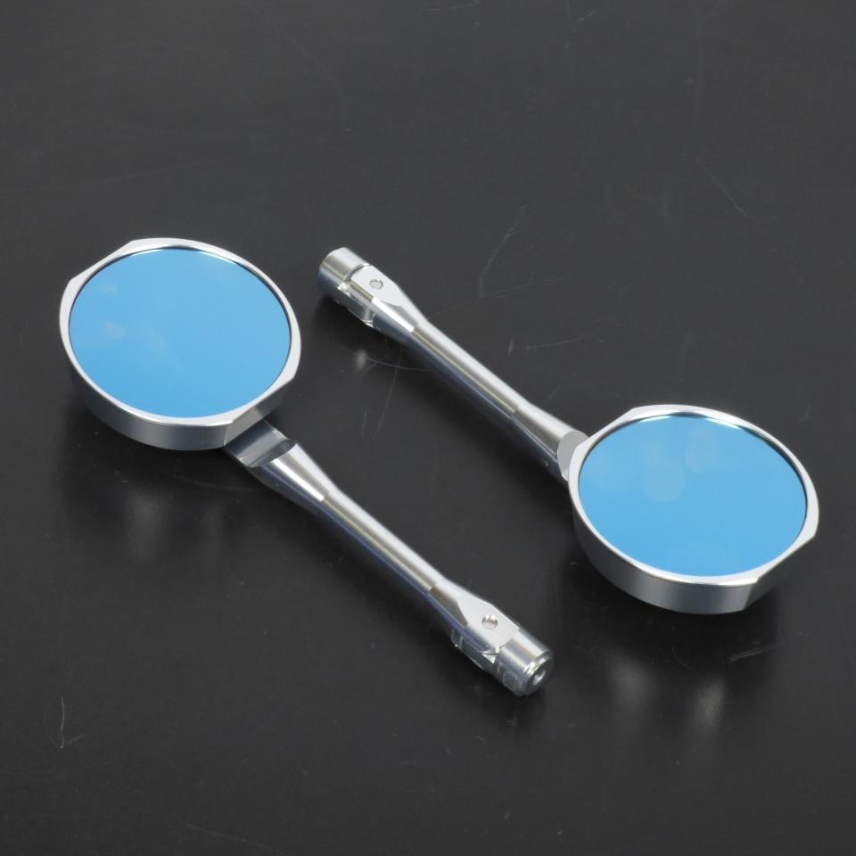 Paire de rétroviseur Mad pour Auto Bara silver alu CNC Neuf