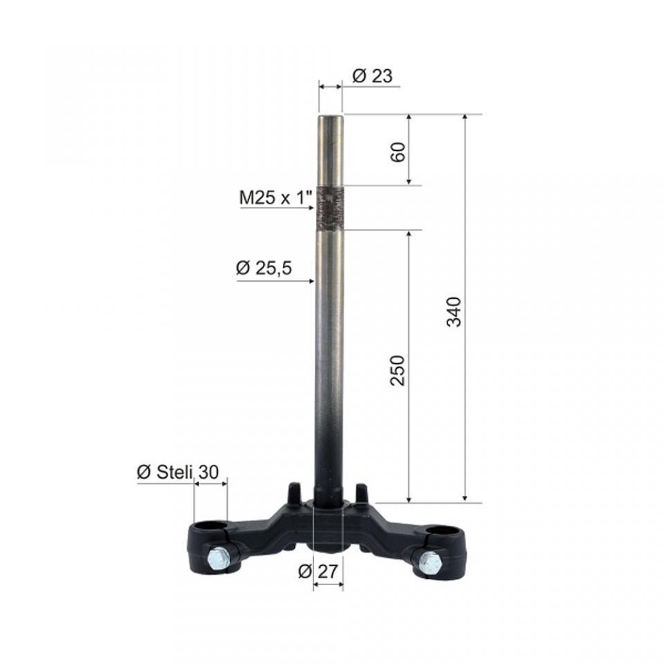 Té de fourche RMS pour scooter MBK 50 Booster Ng 1995 à 2003 5BR-F3340-02-00