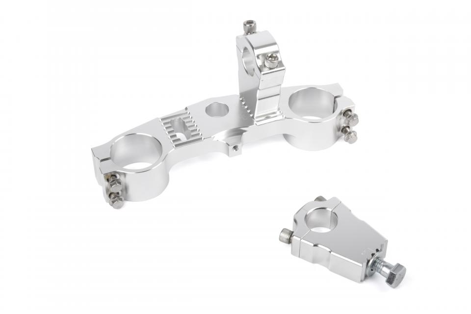 Té de fourche alu Kyoto pour moto Kawasaki 80 Kx Grandes Roues 1998 à 2000 Neuf
