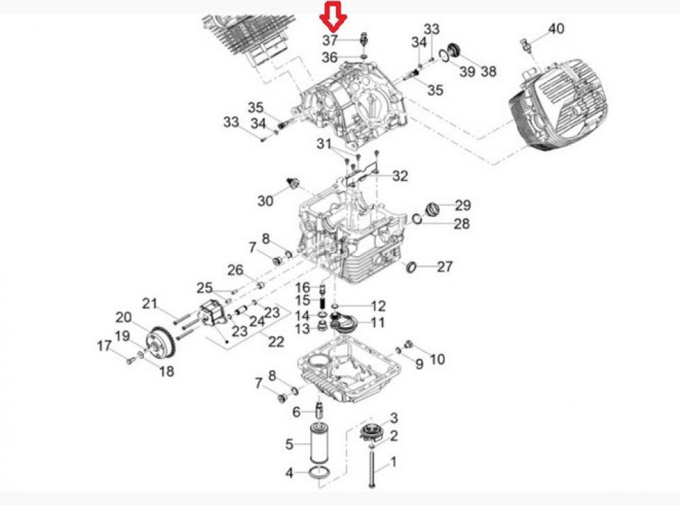 Sonde capteur de température pour moto Moto Guzzi 850 V85 TT 2020-2022 1A016442