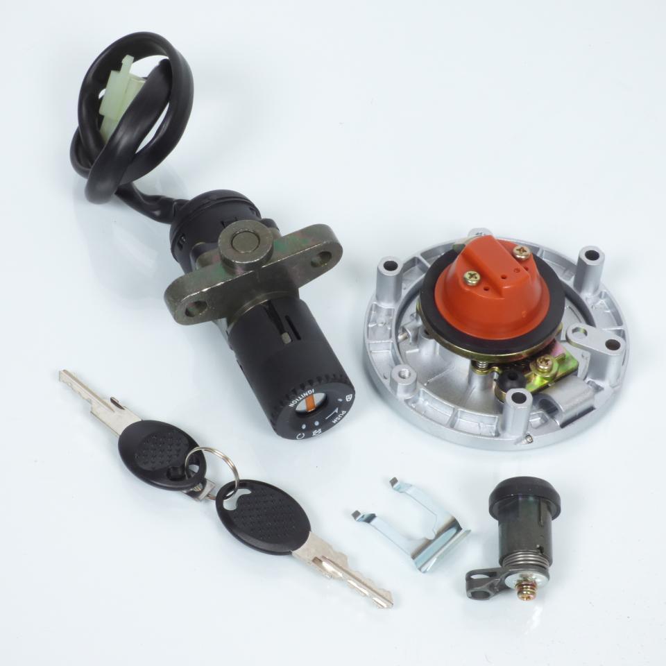 Kit serrure P2R pour Moto MBK 50 Xpower Après 2003 4 fils Neuf