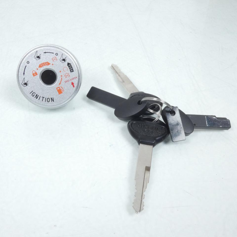 Kit serrure 6 fils KHC4 Tecnium pour scooter Kymco 500 X-citing 2005 à 2011 Neuf
