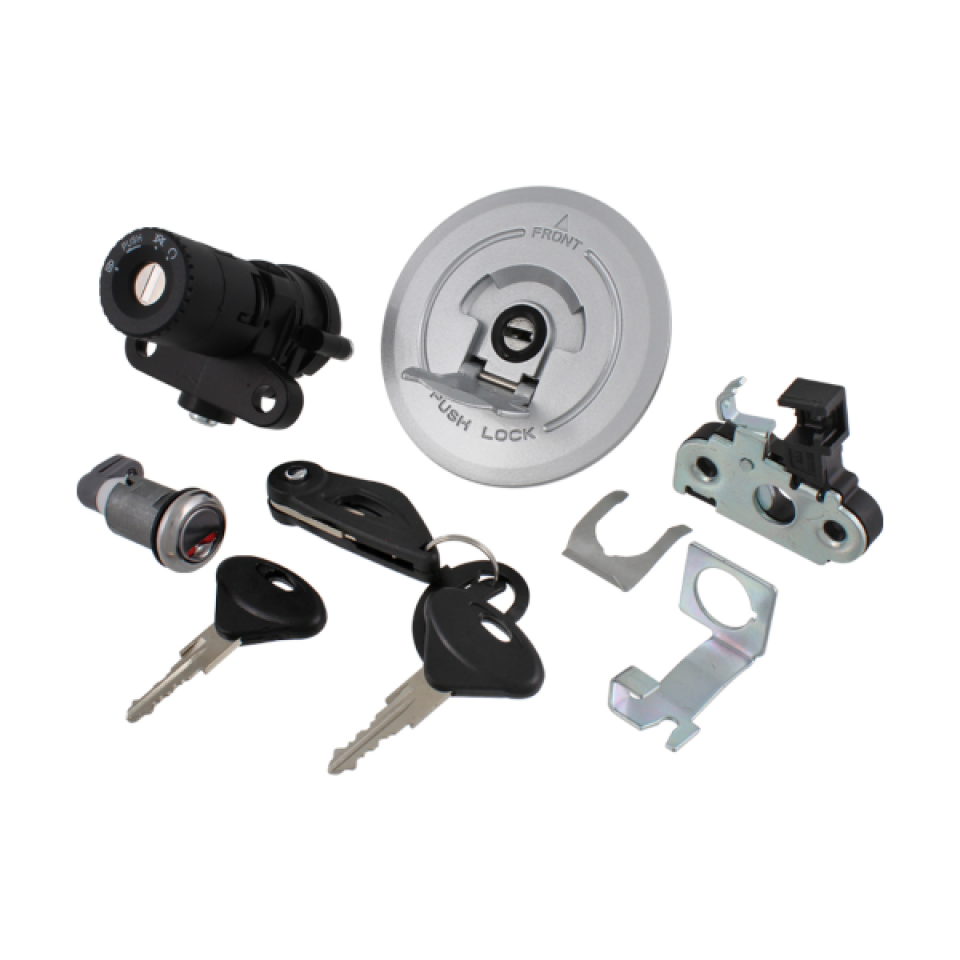 Kit serrure RMS pour moto Benelli 500 TRK 502 X 2020 à 2022 88000P160001 Neuf