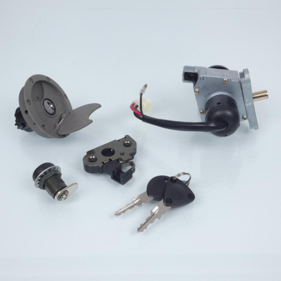 Kit serrure Teknix pour scooter MBK 50 Nitro Avant 2002 4 fils + 1 Neuf