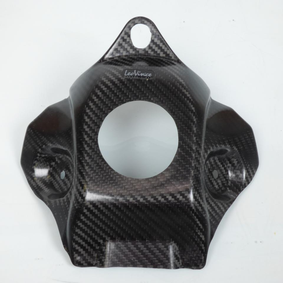 Couvre enjoliveur réservoir carbone Leovince moto Kawasaki KX 450 F 2012 Neuf