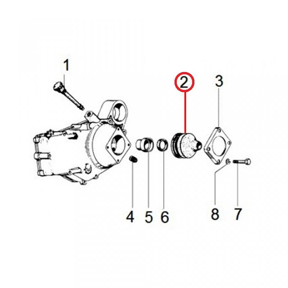 Cardan de transmission RMS pour Auto Piaggio 50 Ape Fl-Fl2 1989-1995 119989 Neuf