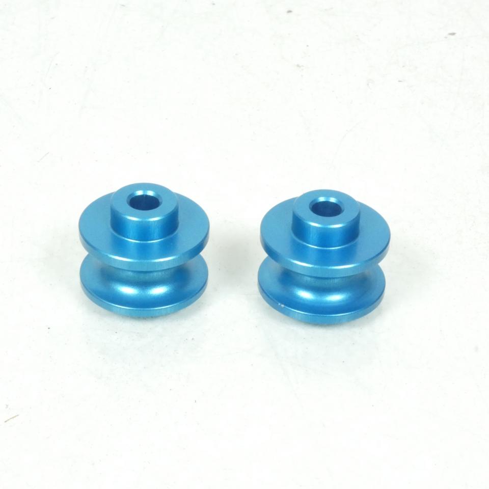 Paire diabolo de levage Ø6mm Bleu anodisé pour moto motocycle 04020601 Neuf
