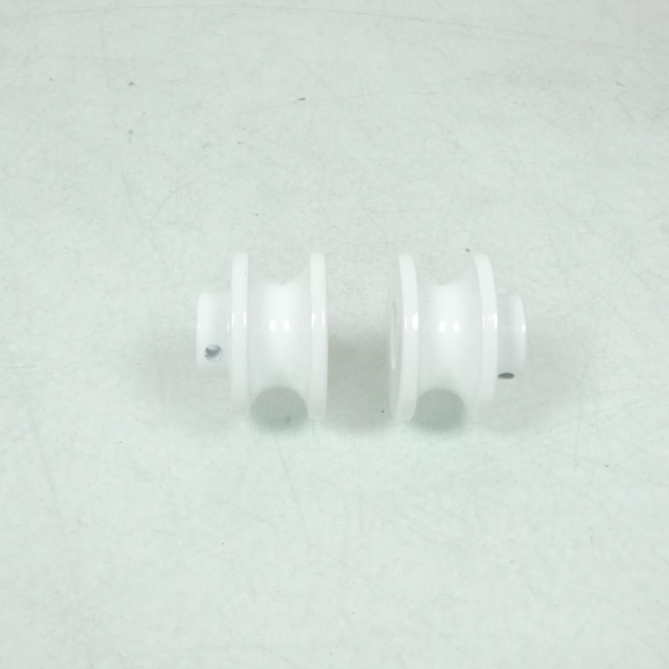 Paire diabolo de levage Ø6mm Blanc anodisé pour moto motocycle 04020608 Neuf
